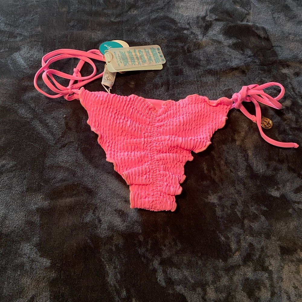 Luli Fama Miami Vice pink bikini bottoms. Size XS. NWT